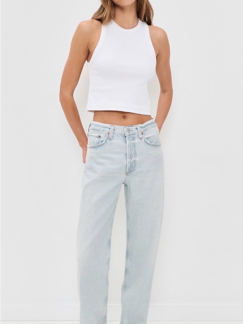 AGOLDE Light Blue Boyfriend Jeans